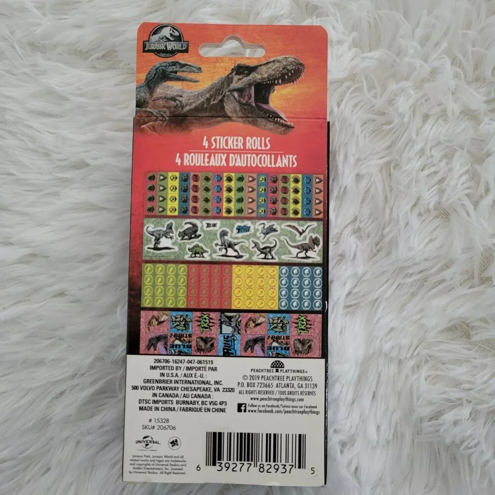 Jurassic World Notebook, Stickers, & Dry Erase Board Set